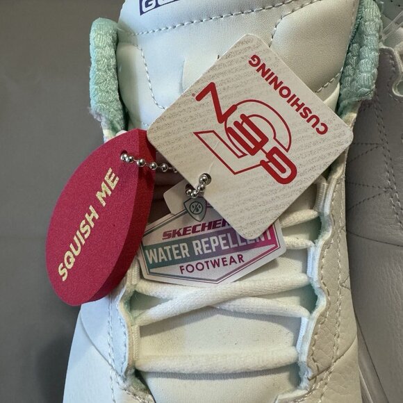 Womens Golf size 10 Skechers Golf Pivot-Splash White Aqua Watercolor 123066-WMLT - Picture 9 of 10